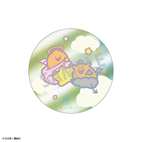 『お文具といっしょ』【BOX】トレーディングメタリック缶バッジ/てんしとあくま