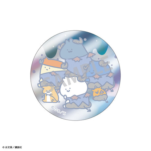 『お文具といっしょ』【BOX】トレーディングメタリック缶バッジ/てんしとあくま