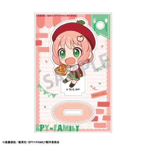 『SPY×FAMILY』ミニアクリルスタンド アップルパイ/食べ物 描き起こし
