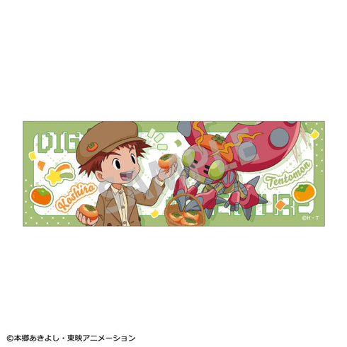 『デジモンアドベンチャー』ロングスクエア缶バッジ 泉光子郎&テントモン/ フルーツパーティー