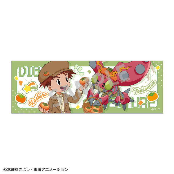 『デジモンアドベンチャー』ロングスクエア缶バッジ 泉光子郎&テントモン/ フルーツパーティー