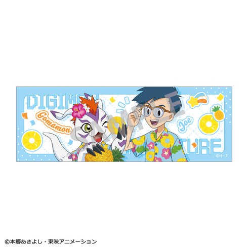 『デジモンアドベンチャー』ロングスクエア缶バッジ 城戸丈&ゴマモン/フルーツパーティー