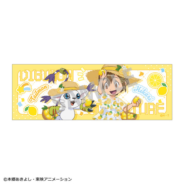 『デジモンアドベンチャー』ロングスクエア缶バッジ 八神ヒカリ&テイルモン/フルーツパーティー