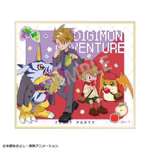 『デジモンアドベンチャー』トレーディングミニ色紙 フルーツパーティー【BOX】