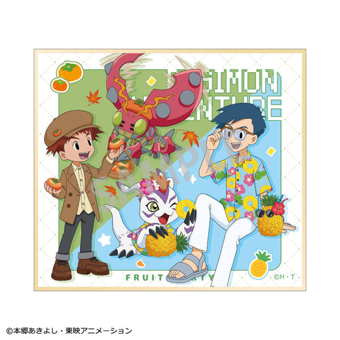 『デジモンアドベンチャー』トレーディングミニ色紙 フルーツパーティー【BOX】