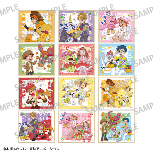 『デジモンアドベンチャー』トレーディングミニ色紙 フルーツパーティー【BOX】