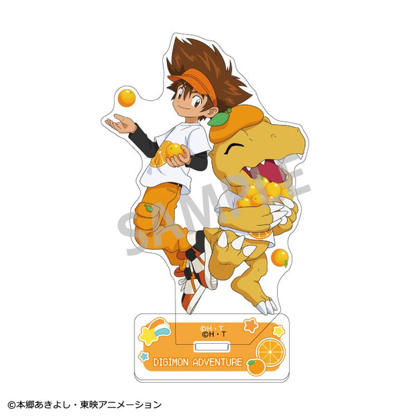 『デジモンアドベンチャー』アクリルスタンド(ペア) 八神太一&アグモン/フルーツパーティー