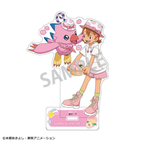 『デジモンアドベンチャー』アクリルスタンド(ペア) 武之内空&ピヨモン/ フルーツパーティー