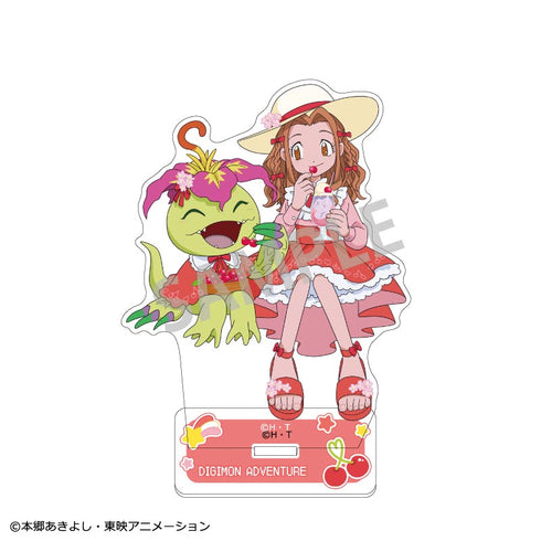 『デジモンアドベンチャー』アクリルスタンド(ペア) 太刀川ミミ&パルモン/フルーツパーティー