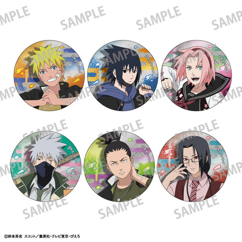 『NARUTO-ナルト- 疾風伝』【BOX】トレーディングメタル缶バッジ/学園