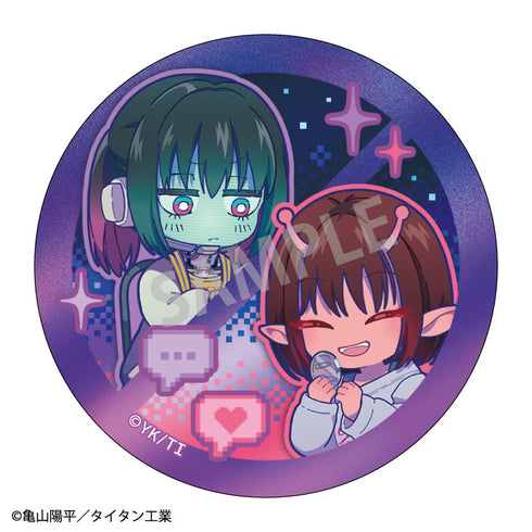 『銀河特急 ミルキー☆サブウェイ』【BOX】トレーディングオーロラ缶バッジ