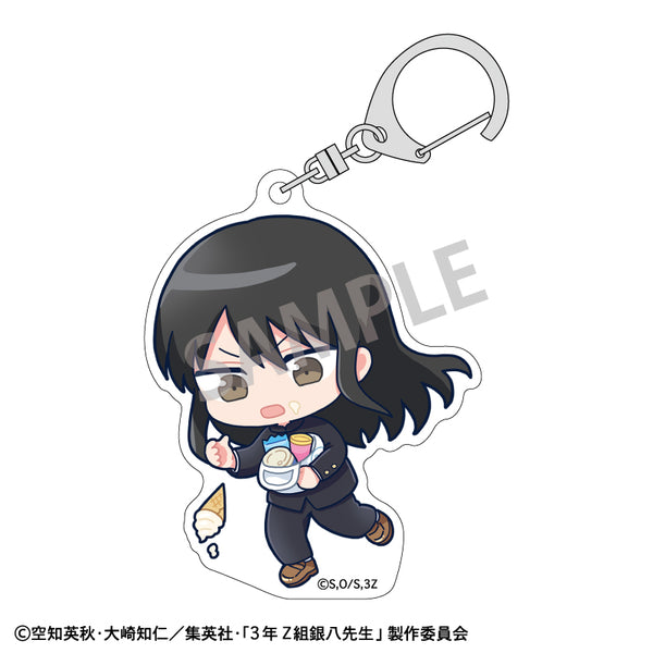 『3年Z組銀八先生』アクリルキーホルダー 桂小太郎/寄り道買い食い日和 描き起こし