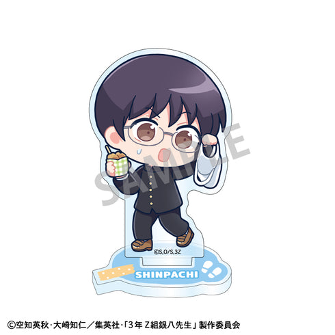 『3年Z組銀八先生』ミニアクリルスタンド 志村新八/寄り道買い食い日和 描き起こし