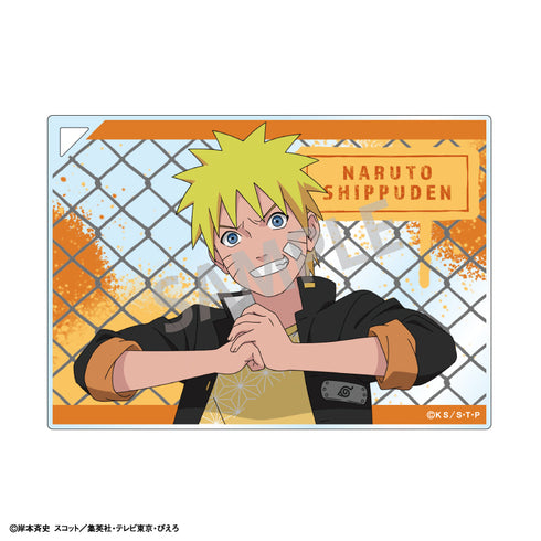 『NARUTO-ナルト- 疾風伝』【BOX】トレーディングアクリルプレート/学園