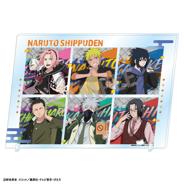 『NARUTO-ナルト- 疾風伝』A4アクリルパネル/学園