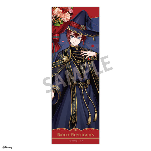 『ディズニー ツイステッドワンダーランド』ロングスクエア缶バッジ リドル・ローズハート/ブルームバースデーver.