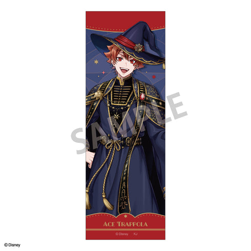 『ディズニー ツイステッドワンダーランド』ロングスクエア缶バッジ エース・トラッポラ/ブルームバースデーver.