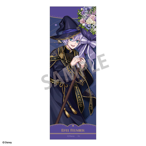 『ディズニー ツイステッドワンダーランド』ロングスクエア缶バッジ エペル・フェルミエ/ブルームバースデーver.