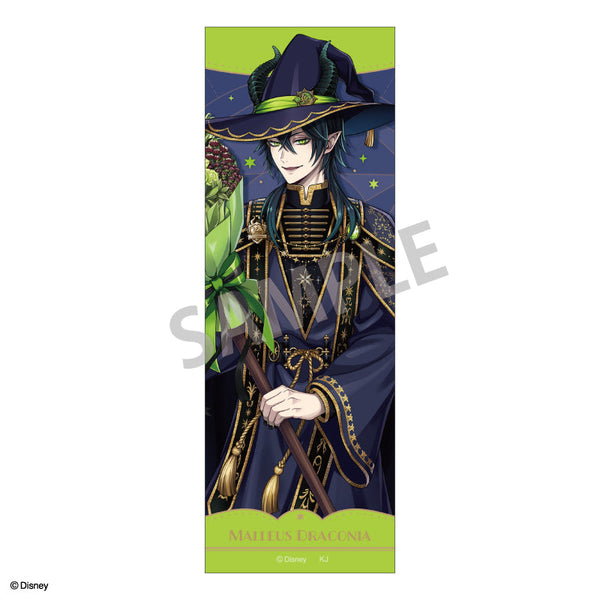 『ディズニー ツイステッドワンダーランド』ロングスクエア缶バッジ マレウス・ドラコニア/ブルームバースデーver.