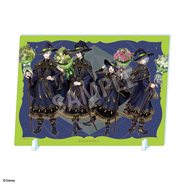 『ディズニー ツイステッドワンダーランド』集合アクリルパネル ディアソムニア/ブルームバースデーver.