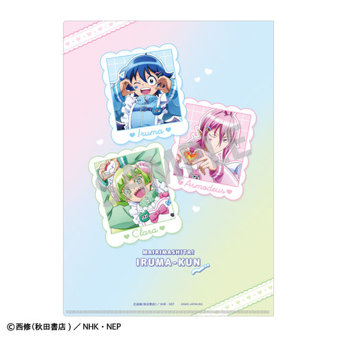 『魔入りました!入間くん』A4シングルクリアファイル 鈴木入間&アスモデウス・アリス&ウァラク・クララ/ジャージメイド