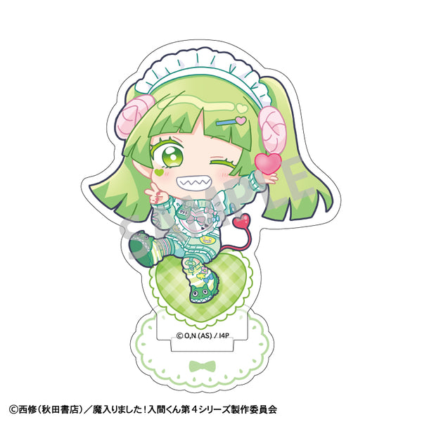 『魔入りました!入間くん』ミニアクリルスタンド ウァラク・クララ/ジャージメイド 描き起こし