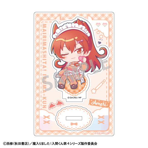『魔入りました!入間くん』ミニアクリルスタンド アザゼル・アメリ/ジャージメイド 描き起こし