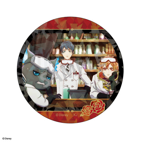 『ディズニー ツイステッドワンダーランド ザ ーション』トレーディングホログラム缶バッジ 場面写【BOX】