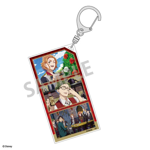 『ディズニー ツイステッドワンダーランド ザ ーション』トレーディングスリムキーホルダー 場面写【BOX】