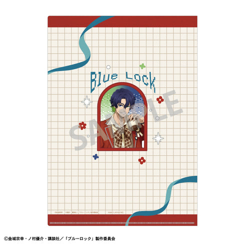 《蓝锁》A4单面透明文件夹 奥利瓦·爱空/乡村风