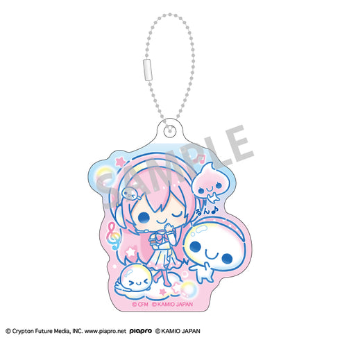 『初音ミク×ぷくぷくあわわちゃん』アクリルキーホルダーセット 巡音ルカ・MEIKO・KAITO