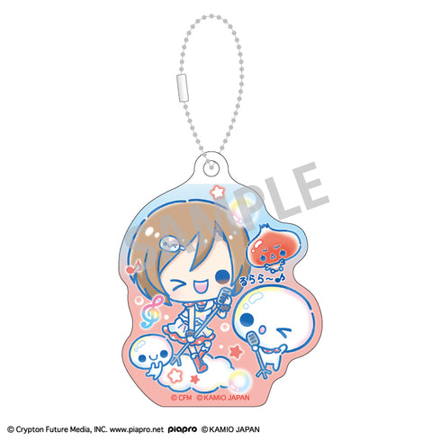 『初音ミク×ぷくぷくあわわちゃん』アクリルキーホルダーセット 巡音ルカ・MEIKO・KAITO