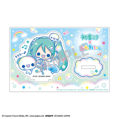 『初音ミク×ぷくぷくあわわちゃん』ミニアクリルスタンド 初音ミク