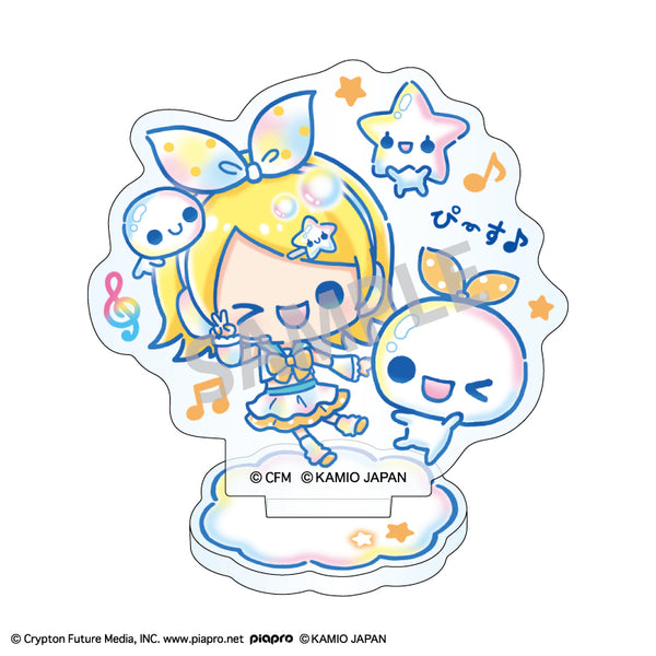 『初音ミク×ぷくぷくあわわちゃん』ミニアクリルスタンド 鏡音リン