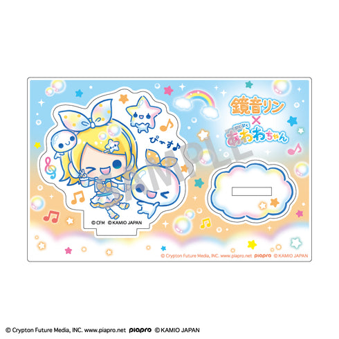 『初音ミク×ぷくぷくあわわちゃん』ミニアクリルスタンド 鏡音リン
