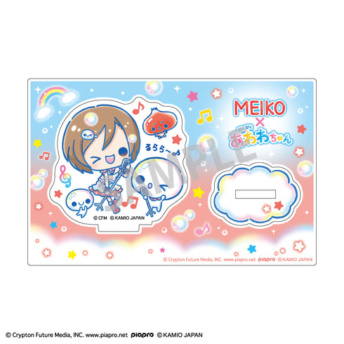 『初音ミク×ぷくぷくあわわちゃん』ミニアクリルスタンド MEIKO