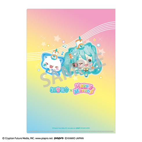 『初音ミク×Happy March』A4シングルクリアファイル