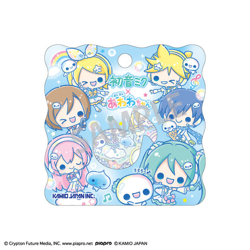 『初音ミク×ぷくぷくあわわちゃん』シールフレーク