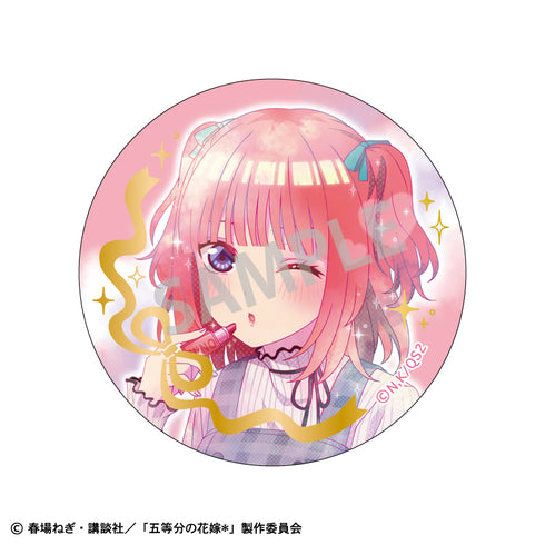 『五等分の花嫁*』【BOX】トレーディング箔押し缶バッジ/メイクアップ カミアニTOUCH