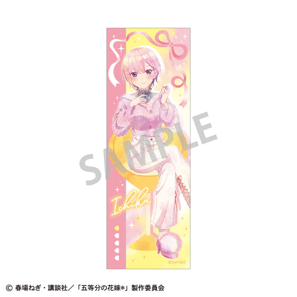 『五等分の花嫁*』ロングスクエア缶バッジ 中野一花/メイクアップ カミアニTOUCH