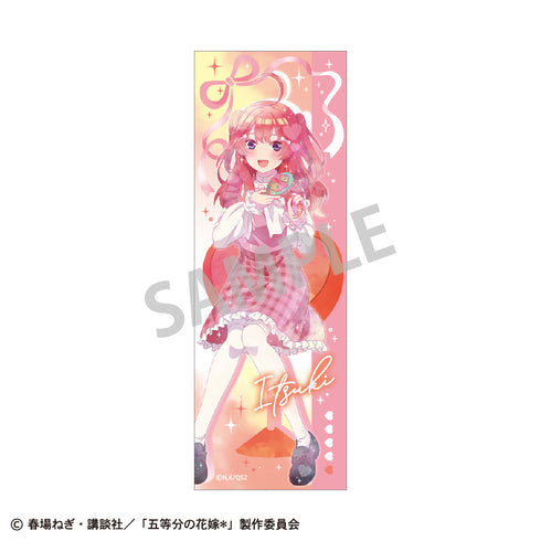 『五等分の花嫁*』ロングスクエア缶バッジ 中野五月/メイクアップ カミアニTOUCH