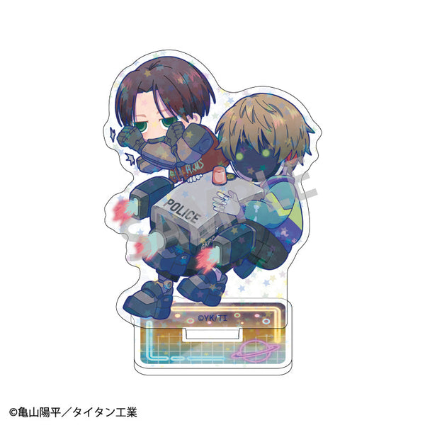 『銀河特急 ミルキー☆サブウェイ』ホログラムミニアクリルスタンド カート&マックス/描き起こし第2弾