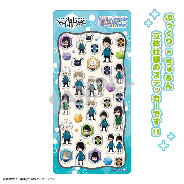 『ワールドトリガー』Cherigem Sticker ブルー