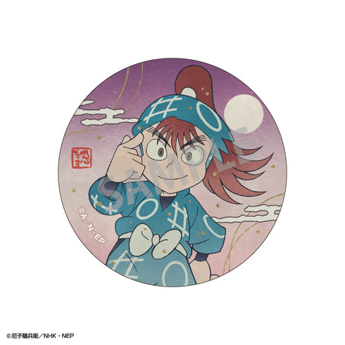 《忍者小丸子亂太郎》和紙風收藏徽章/KamiAni TOUCH 第1彈 會計委員會・禮儀委員會【BOX】