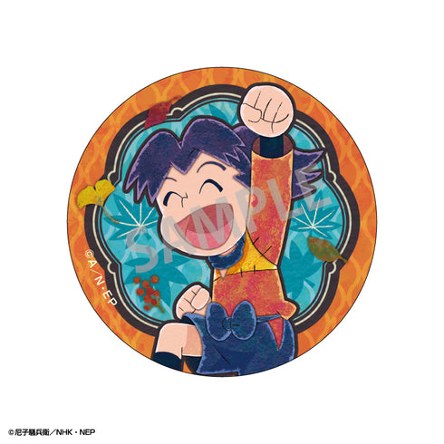 『忍たま乱太郎』トレーディング和紙風缶バッジ/カミアニTOUCH 秋の修学旅行実行委員会【BOX】