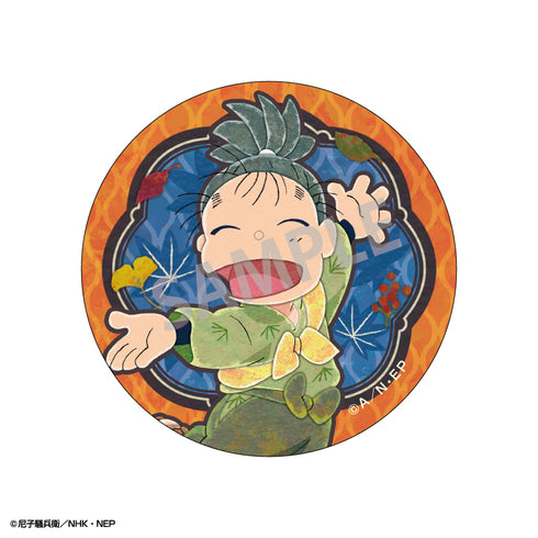 『忍たま乱太郎』トレーディング和紙風缶バッジ/カミアニTOUCH 秋の修学旅行実行委員会【BOX】