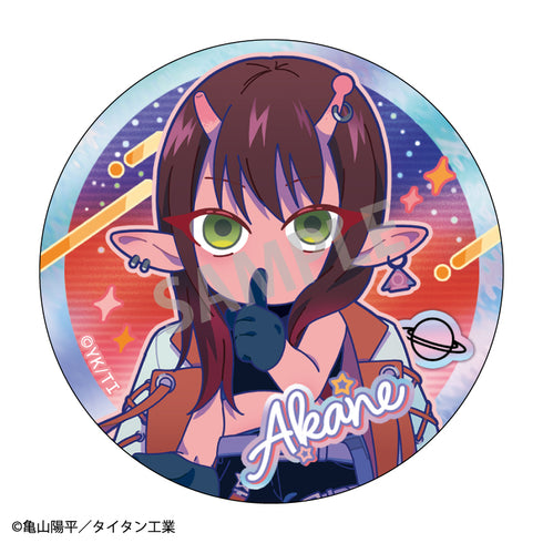 『銀河特急 ミルキー☆サブウェイ』トレーディングオーロラ缶バッジ/描き起こし第3弾 COSMOS☆IDOL【BOX】