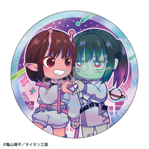 『銀河特急 ミルキー☆サブウェイ』トレーディングオーロラ缶バッジ/描き起こし第3弾 COSMOS☆IDOL【BOX】
