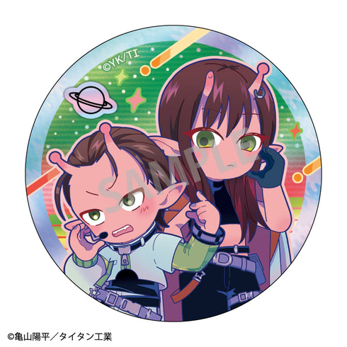 『銀河特急 ミルキー☆サブウェイ』トレーディングオーロラ缶バッジ/描き起こし第3弾 COSMOS☆IDOL【BOX】