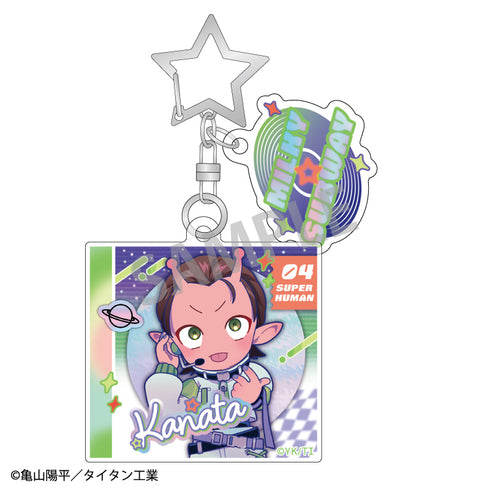 『銀河特急 ミルキー☆サブウェイ』ダブルパーツアクリルキーホルダー カナタ/描き起こし第3弾 COSMOS☆IDOL